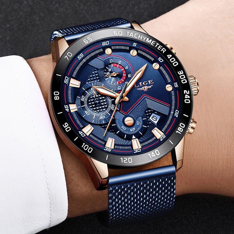Herren Gold Quarz Uhr – Ein richtiges Zeitmesser!