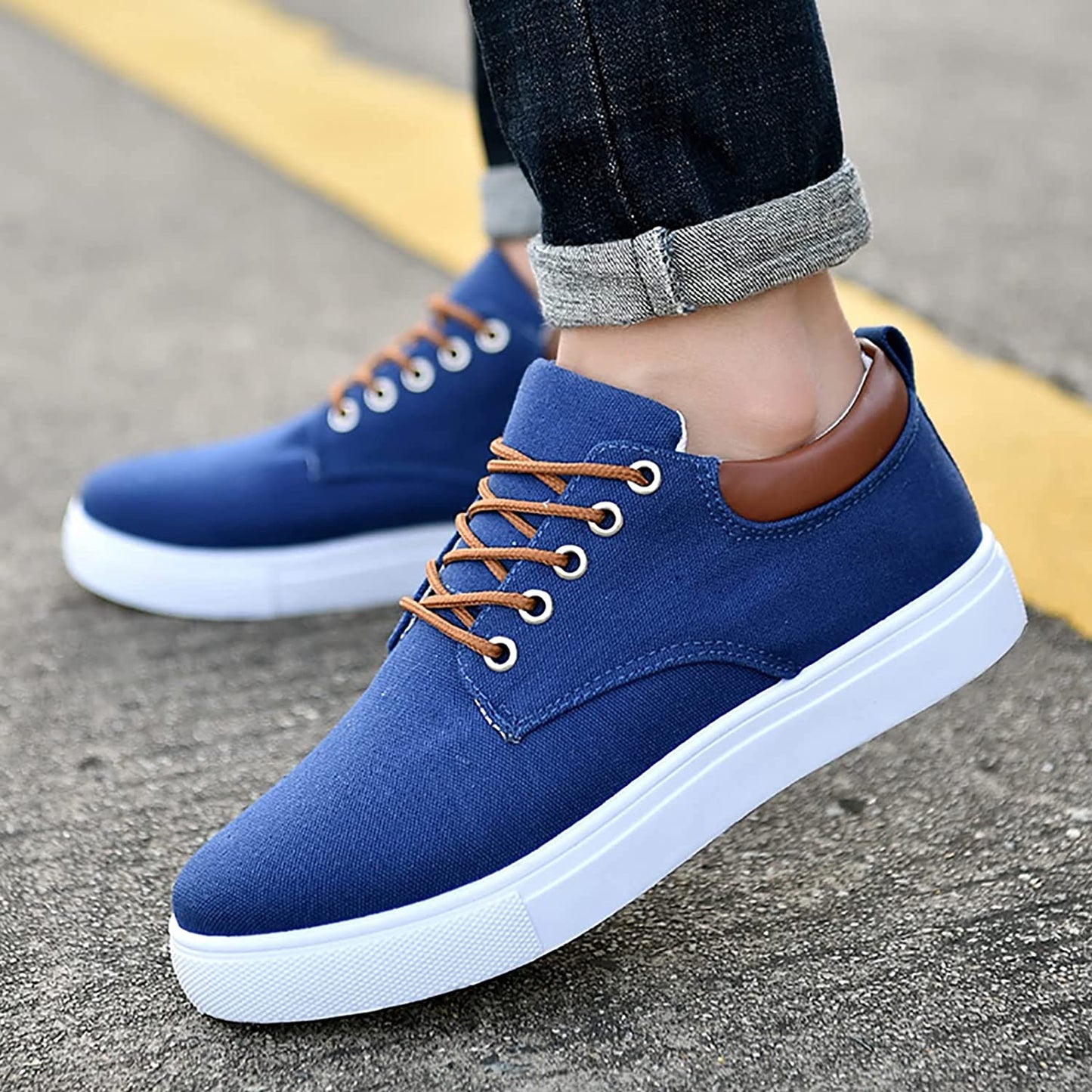 Magnus - Herren-Sneaker mit einer knackigen weißen Sohle
