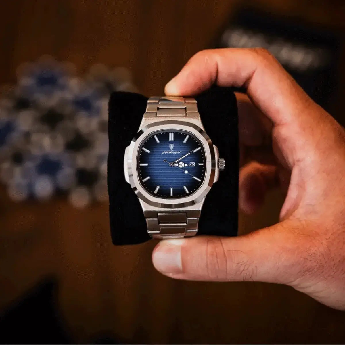 Herren Luxe Nautilus™ Uhr mit einem kostenlosen Armband-Kit – Richtiges Schnäppchen!