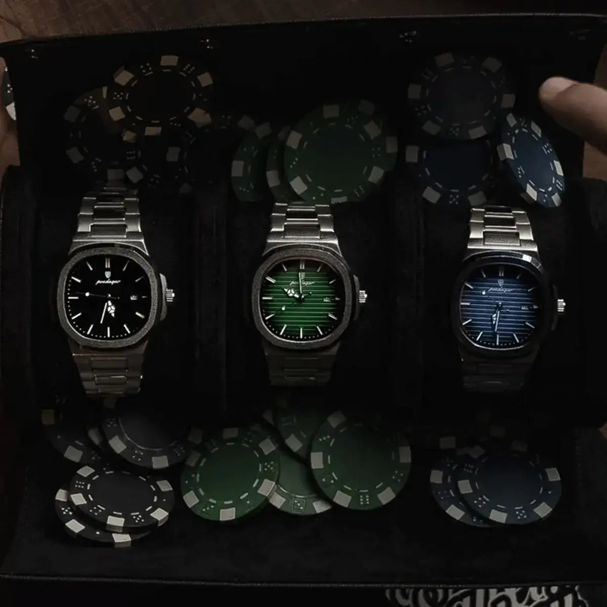 Herren Luxe Nautilus™ Uhr mit einem kostenlosen Armband-Kit – Richtiges Schnäppchen!