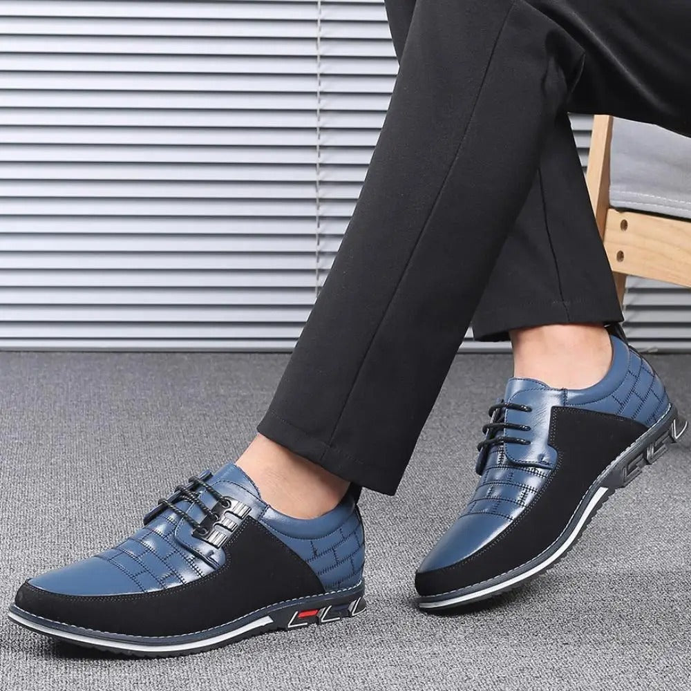 Malvin - Schicke Schnürschuhe aus Kunstleder