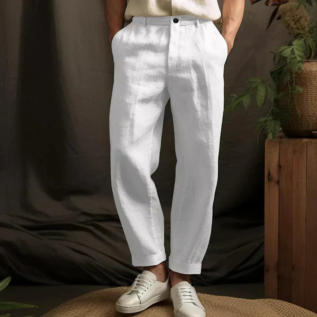 Remy - Kühlende Leinenhose für Männer, die smart aussehen wollen