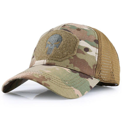 Taktische Camouflage Skull Kappe & Sonnenbrillen Combo