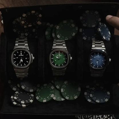 Herren Luxe Nautilus™ Uhr mit einem kostenlosen Armband-Kit – Richtiges Schnäppchen!