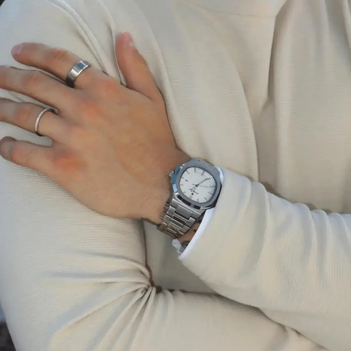 Herren Luxe Nautilus™ Uhr mit einem kostenlosen Armband-Kit – Richtiges Schnäppchen!