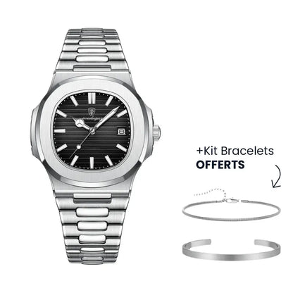 Herren Luxe Nautilus™ Uhr mit einem kostenlosen Armband-Kit – Richtiges Schnäppchen!