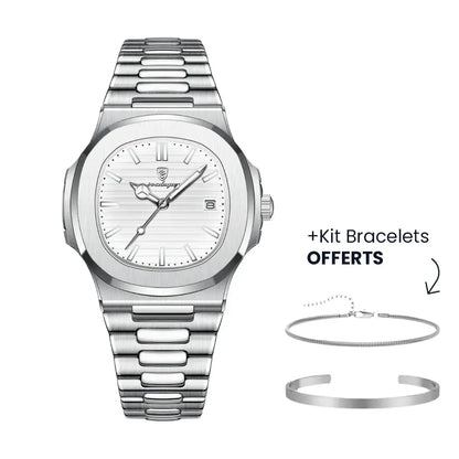 Herren Luxe Nautilus™ Uhr mit einem kostenlosen Armband-Kit – Richtiges Schnäppchen!
