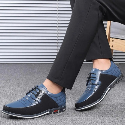 Malvin - Schicke Schnürschuhe aus Kunstleder