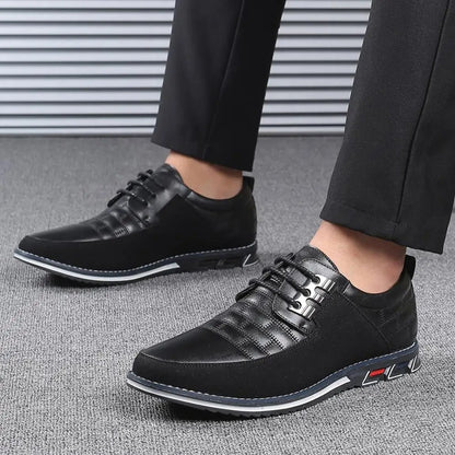 Malvin - Schicke Schnürschuhe aus Kunstleder